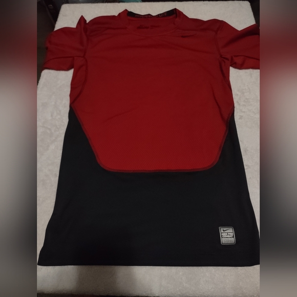 Nike pro combat compression long sleeve shirt size large - Picture 2 of 6